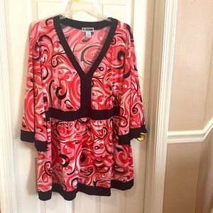 Jessica London Studio plus size ladies v-neck tunic; size: 4X